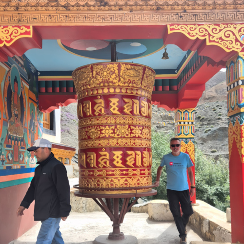 Inde Ladakh monastère Atitse Inde Ladakh monastère Atitse