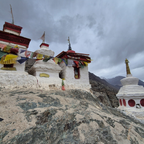 Inde Ladakh le Monastère de Diskit. Inde Ladakh Diskit