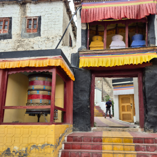 Inde Ladakh le Monastère de Diskit. Inde Ladakh Diskit