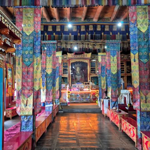 Inde Ladakh le Monastère de Diskit. Inde Ladakh Diskit