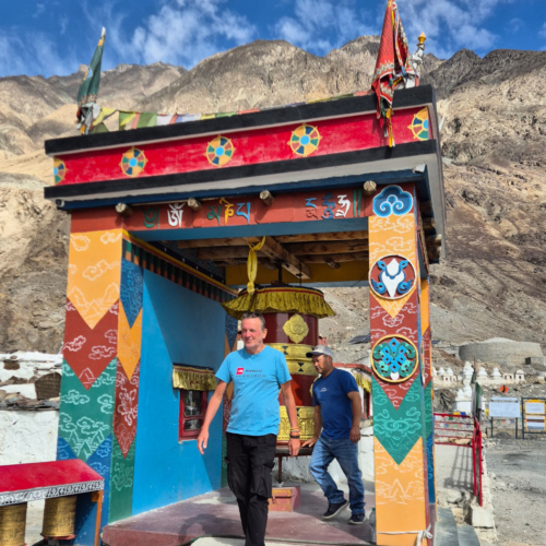 Inde Ladakh départ de Hunder. Inde Ladakh Hunder