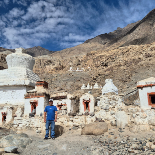 Inde Ladakh départ de Hunder. Inde Ladakh Hunder
