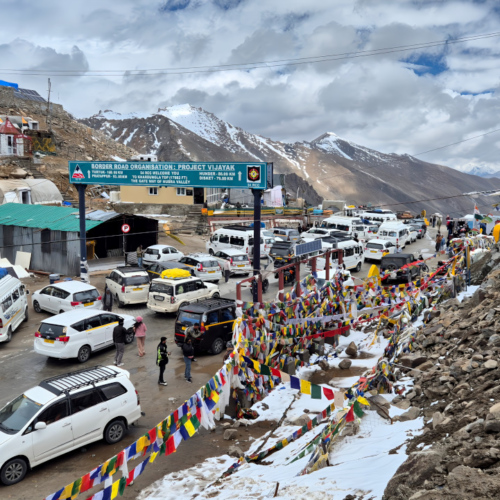 Inde Ladakh Khardung La, 5602 m. Inde Ladakh Khardung La