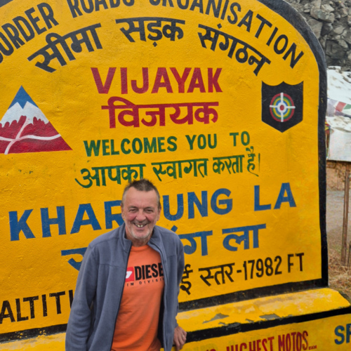 Inde Ladakh Khardung La, 5602 m. Inde Ladakh Khardung La