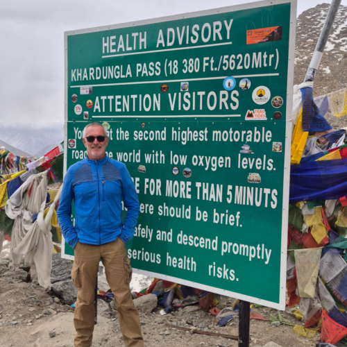 Inde Ladakh de Hunder à Leh. Col de Khardung la. Inde Ladakh de Hunder à Leh