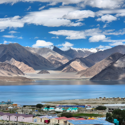 Inde Ladakh Lac Pangong Man