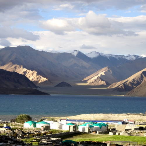 Inde Ladakh Lac Pangong Man