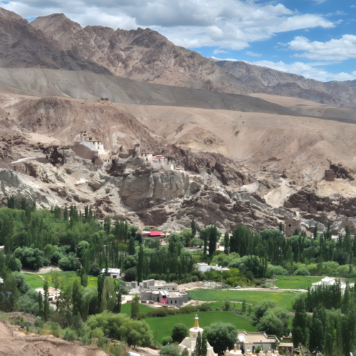 Inde Ladakh monastère Basgo Inde Ladakh monastère Basgo