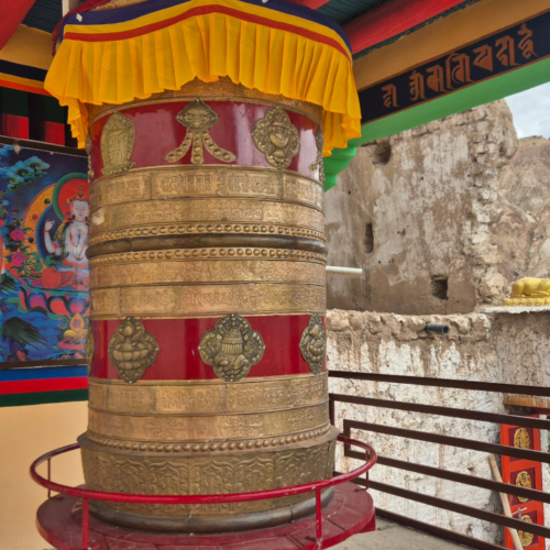 Inde Ladakh monastère Basgo Inde Ladakh monastère Basgo