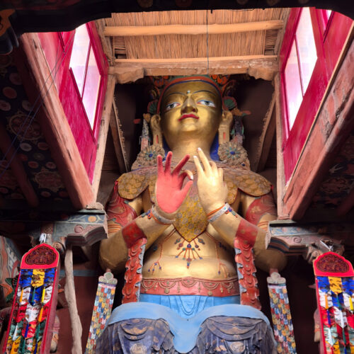 Inde Ladakh monastère Basgo Inde Ladakh monastère Basgo