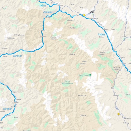 Inde Ladakh route Zanskar