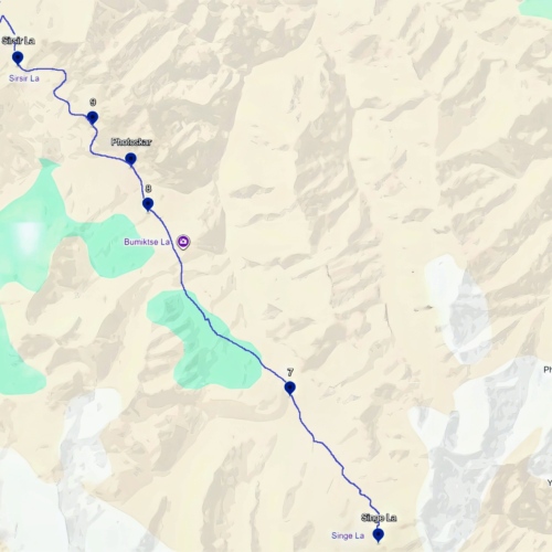 Inde Ladakh route de Stongday à Lamayuru. Étape Singela Sirsirla. Inde Ladakh route de Stongday à Lamayuru singela sirsirla