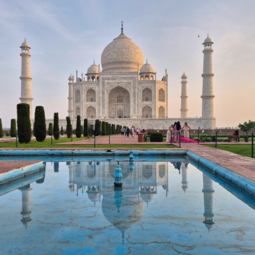 Le Taj Mahal à Agra en Inde. Inde Agra Taj Mahal