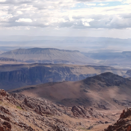 Randonnée vers le sommet de l'Amlal. Maroc Djebel Saghro jour 2