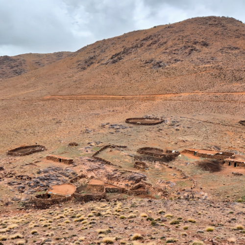 Campement d'une famille nomade. Maroc Djebel Saghro jour 3