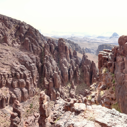 Belles formations rocheuses. Maroc Djebel Saghro jour 5