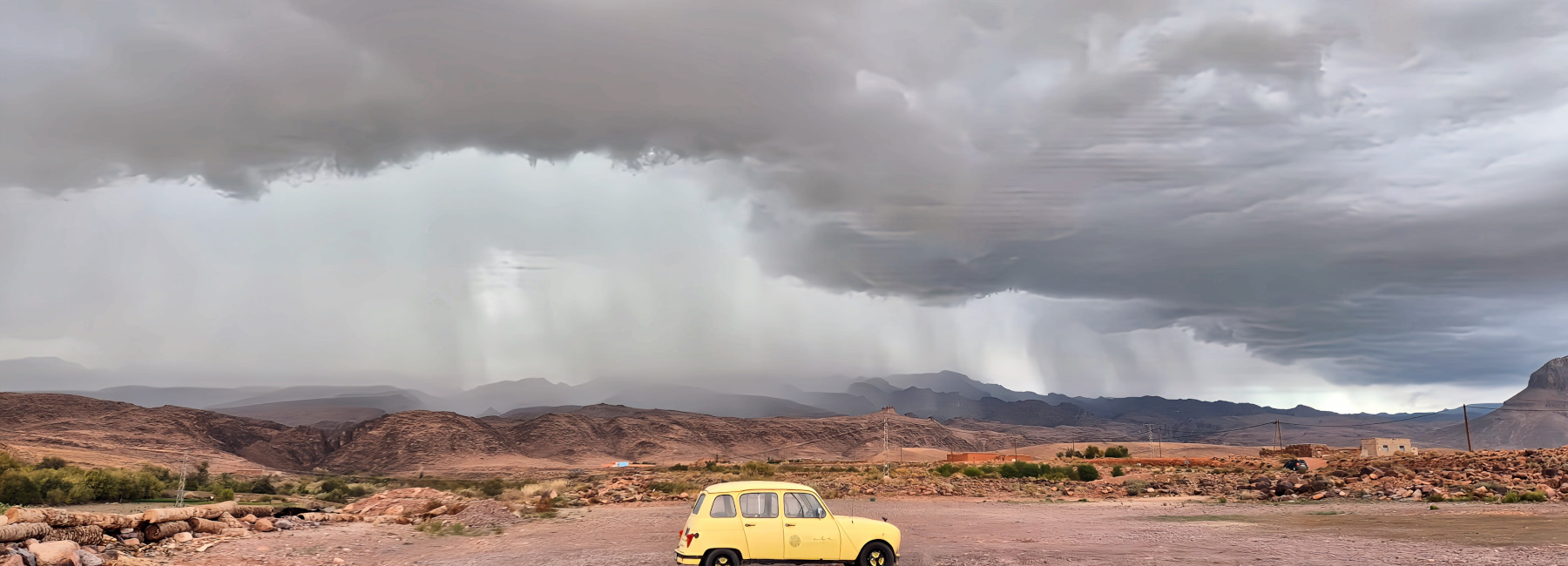 Gros orage dans le Saghro. Maroc Djebel Saghro jour 5